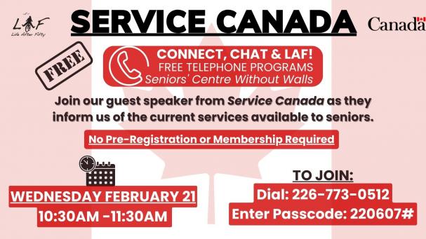 Call with Service Canada